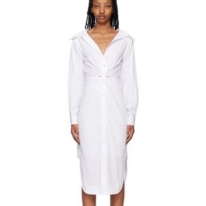 STAUD Clea Dress in white (US 16)